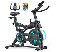 2025 Toputure Cyclette da Casa con App, Cyclette per Casa con Resistenza Magnetica 0-100%, Volano da 15kg, Sistema di Ammortizzazione, Schermo LCD, Supporto fino a 160kg
