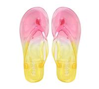 2025 Trendy Ladies Jelly Sandalo Pantofole; Studenti Femminili Coreano Cento Herringbone Soft Bottom Pantofole, Giallo, 39.5 EU