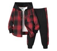 2025 Tuta Bambini Ragazzo Felpata Set 2 pezzi Neonati maschietti Autunno Abbigliamento di Felpe alla Moda Uomo Con Stampa Lettera Casual Felpa E Pantaloni Lunghi Sportivi per Ragazzi Ragazze
