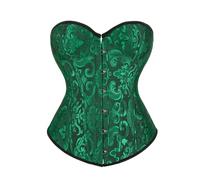 2025 un abito alla moda e jacquard per le donne per snellire la pancia modellare il corpo e stringere sculacciate sul petto per le donne, Verde, 3XL