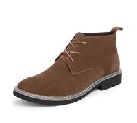 2025 Uomo Abito Classico Casual Chukka Stivali Stringati Deserto Stivaletti Larghi Pioggia Uomini, Caff, 39 2/3 EU