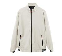 2025 Uomo Casual Solid Sutura Laterale Giacca Da Tasca Collo Alto Manica Lunga Cerniera Cappotto Della Borsa Della Mosca Uomo Cappotto A Maglia, cachi, L