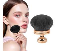 2025 Upgrade Extra Large Body Makeup Brush for Self Tanner - Body Makeup Brush, Large Self Tanning Brush, Oval Face Leg Makeup Brushs, for Face & Leg - Sunscreen Applicator (Black)