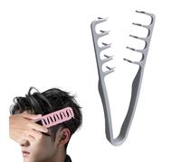 2025 Upgrade Texture Comb, Volumizing Wide-Tooth Hair Styling Comb, Foundation Capacity Apparatus Maximum Lift Roots Volume Tool, Bangs Seam Grooming Accessory for Women Men (Gray)