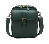2025 Upgrade Vintage Double Layer Large Capacity Mini Messenger Bag, Vintage Messenger Bag, Unisex Messenger Bags Crossbody (Green)