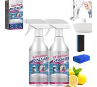 2025 Upgraded Bathroom Descaler Foam Cleaner Spray, Multipurpose Powerful Stubborn Stains Cleaner, Easy To Use, 60ml (2)