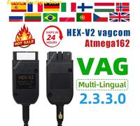 2025 VCDS VAGCOM Interfaccia VCDSCAN HEX V2 Aggiornamento 23.3.3 PER VW Per AUDI Skoda Seat Strumenti di diagnostica per auto multilingue german
