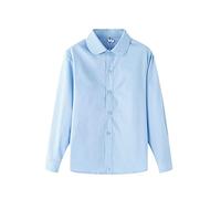 2025- Voi una ragazza pentole bianche bambino camicia a strati formale bambini ragazzi ragazze pentole T camicie senza pancia, Blu, 10-11 Anni