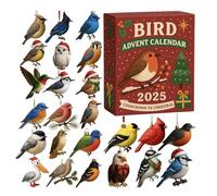 2025 - Wall Calendar | Christmas Countdown, 2d Flat Acrylic Ornament | Countdown Planner Bird Ornament for Men Women Girls Youth Teens Wife Husband Son Daughter Family Friends