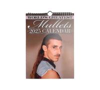 2025 Wall Monthly Calendar World'S Greatest Mullets Hanging Calendrier New Year Planner compatible w