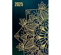 2025 Weekly Planner: Mandala Art Design | One Week on Two Pages | Pocket Size - A6 (4"x6") | Vertical Layout | Column View Organizer | Compact Calendar | Agenda & Diary | January - December 2025