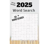 2025 Word Search: A Year of Fun and Puzzles: 2025 Word Search Adventure Best gift For Adult 110 pages