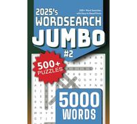 2025 Word Search Jumbo #2: 500+ Word Searches with Easy to Read Prints