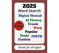 2025 Word Search Puzzle Book: Word Searches with Easy to Read Print all about the Year 2025 | 6 x 9 inches, 110 pages | 50+ Puzzles | Great Gift for Traveling, Holidays, and Free Time