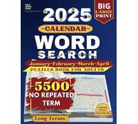 2025 Word Search: Unlock the Events Everyone Will Be Talking About (Jan-Apr): Over 5500 Non-Repeating Rare Terms in 126 Unique Puzzles and Months of ... 2025 in a US Large Print Edition for All!