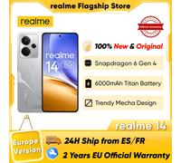 2025 World Premiere realme 14 Smartphone 5G Snapdragon 6 gen 4 6.67 ''120Hz AMOLED Display 6000mAh Titan batteria 50MP OIS Camrea