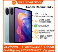 2025 Xiaomi Redmi Pad 2, Mi Tablet,MediaTek Helio G100-Ultra, display cristallino da 11" 2,5K, Dolby Atmos, WiFi5 Eye Care Display 90Hz, Versione globale Global Version-Gray