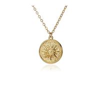 2025 Zircon heart Cross is an aesthetic jewelry gift for women, featuring a vine necklace surrounded by retro geometry(N03823G-2)