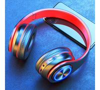 2025New Clearance Headphones Wireless Bluetooth Headset Subwoofer Bluetooth5.3Mobile Computer Game Music Sports Game Headphones Wtih LED Light