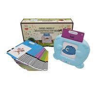 2026 1 3 anni, bilingue, carta di lingua spagnola e inglese, due tasche, giocattoli logopedia con 224 e 510 parole, giocattoli di apprendimento delle lingue Montessori, apprendimento sensoriale (A,