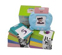 2026 1 3 anni, bilingue, carta di lingua spagnola e inglese, due tasche, giocattoli logopedia con 224 e 510 parole, giocattoli di apprendimento delle lingue Montessori, apprendimento sensoriale (B,