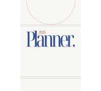 2026 12 Months Planner - with Notes Section, 12-Month Overview, Daily Planner with Mood and Habit Tracker