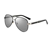 2026 2024 Fashion Eyewear Photochrome Polarisierte Sonnenbrille für M?nner Frauen Autofahren Sonnenbrille, Fotocromatico Argentato, Taglia unica