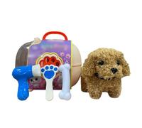 2026 2025 cane robotico gatto coniglio che corre come un vero gatto, abbaia con la coda scodola Robot intelligente realistico gatto che sembra un vero (cachi, 31x21x15.5cm)