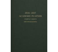 2026-2027 Academic Planner: Forest Green Edition