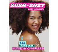 2026-2027 BLACK GIRL MONTHLY PLANNER-TWO YEAR AGENDA: This has CONTACT, BIRTHDAY LOG, TO-DO LIST,