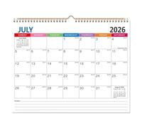 2026-2027 Calendar | July 2026-December 2027 Vertical Large Planner