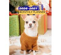 2026-2027 CHIHUAHUA MONTHLY PLANNER TWO YEAR AGENDA: This has CONTACT, BIRTHDAY LOG,TO-DO LIST