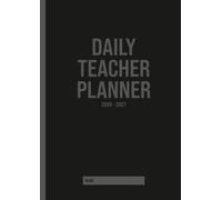 2026 - 2027 Daily Teacher Planner by The Planner People: Black A4 Paperback | Academic Lesson Plans | Timetable, Meetings & Notes | Primary Secondary High School Diary