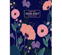 2026-2027 Large Print Monthly Planner: 2-Year Planning from Jan. 26 to Dec. 27 with Inspirational Quotes and Extra Note Pages, including Federal Holidays.