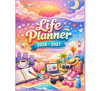 2026-2027 Life Planner: Weekly and Monthly Dated Organizer: Two Year Botanical Personal Journal with Habit Trackers, Budgeting & Goal Setting | Large 8.5 x 11 Inches, 130 Pages