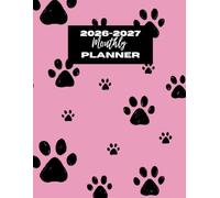 2026 2027 Monthly Planner a4:: 24 Months, From Jan 2026 to Dec 2027. With Contacts, Passwords, Important dates, Holidays, Monthly Expenditure and extra Notes pages 8.5x11in size