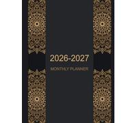2026-2027 Monthly Planner: At A Glance 2-Year Professional Large Organizer / 24 Months Agenda Appointment Schedule Notebook 8.5x11” Including Holidays and Inspirational Quotes.