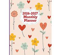 2026-2027 Monthly Planner: Cute 2-Year Calendar with Motivational Quotes & Holidays - Fun and Cheerful Design