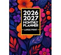 2026 2027 Monthly Planner large print: Stay on Track with Notes and To-Do List Organizer