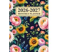2026-2027 Monthly Planner: Large Print, Two Year Calendar, UK & USA Holidays, Organize Your Appointments & Birthday Reminders