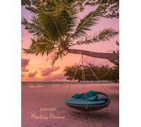2026-2027 Monthly Planner: Large Two Years with Beautiful Sunset Beach Cover and Inspirational Quotes from Jan.26 to Dec.27 Included Federal Holidays