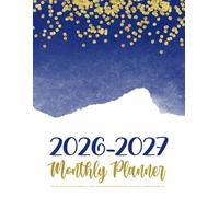 2026-2027 Monthly Planner: Simple and Large Two Year Schedule Organizer & At a Glance Layout Calendar Agenda with Projects/ Notes/ Goals & Checklists (January 2026-December 2027)