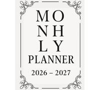 2026 - 2027 Monthly Planner : Two year Agenda Calendar Heritage with interior design & Vintage Vision / Classic style
