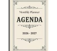 2026 - 2027 Monthly Planner : Two year Agenda Calendar Heritage with interior design & Vintage Vision / Classic style