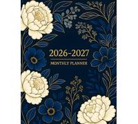 2026-2027 Monthly Planner: Two Year Calendar Schedule Organizer | 24 Months Jan to Dec Agenda With Federal Holidays | For Women, Teen Girls, College Students | flower Cover | 8.5 x 11 inches