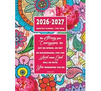2026-2027 Monthly Planner: Two Year Christian Schedule Organizer (January 2026-December 2027) with Bible verses and boho floral cover