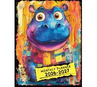 2026-2027 Monthly Planner with Colorful Animal Art Cover Design: Two-Year Organizer with Finance Tracker, Holidays, Inspirational Quotes, and Notes (January 2026 - December 2027)