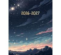 2026-2027: Pastel Galaxy Monthly Planner ~ Starry Night Space Calendar Gift for Women, 24 Months 2026 - 2027 Large 8 x 10, 2 Year Aesthetic Agenda Book with To Do Lists, Contacts and Password Log