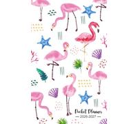 2026-2027 Pocket Planner: 24 Months Monthly Schedule Organizer from JANUARY - DECEMBER for Purse | 2-Year Appointment Notebook Small Size with Cute Flamingos