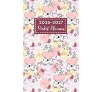 2026-2027 Pocket Planner: Small Size 2-Year From Jan. 26 to Dec. 27 with Cute Cows Cover l 24-Month of Monthly Organizer & Agenda For Purse or Bag